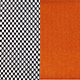 Серая сетка/Оранжевая ткань